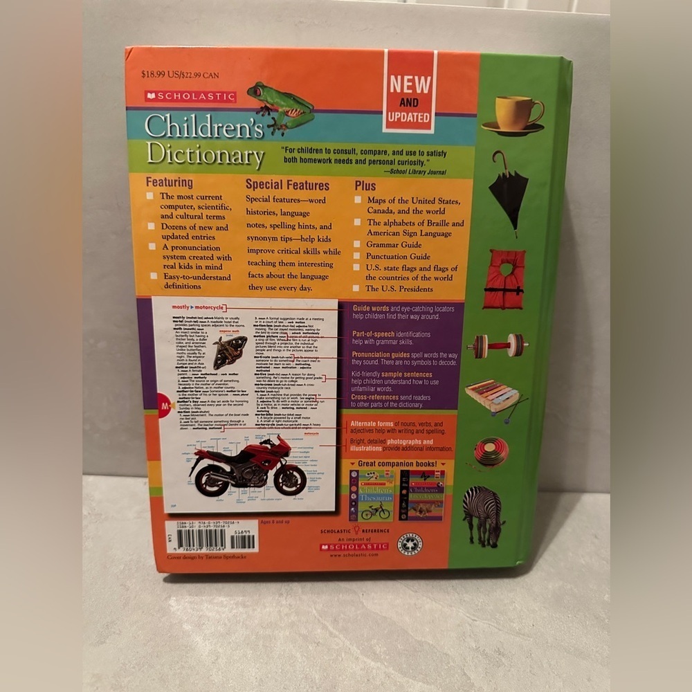 Scholastic Children's Dictionary by Inc. Staff Scholastic (2007, Hardcover) - Picture 2 of 5
